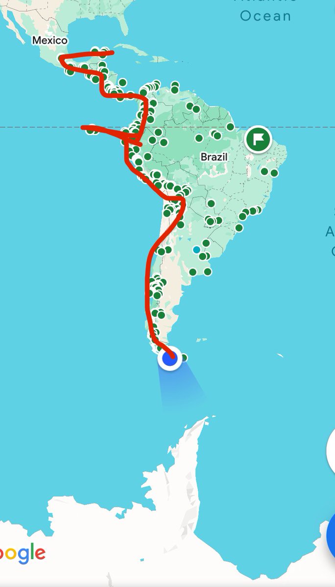 takatabi2's tweet photo. 8ヶ月前にメキシコから始めた旅🇲🇽
ついにほぼほぼ陸路でウシュアイア着いた🇦🇷

あと2ヶ月ちょいだけどまだまだやりたいことが多くてたまらんな南米！ https://t.co/LpLlCjQCD9