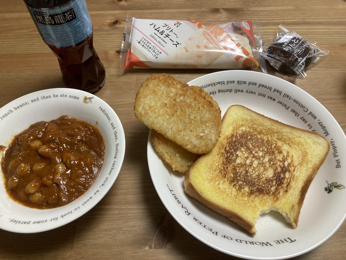 今週は6連勤なので、元気ハツラツ定食です