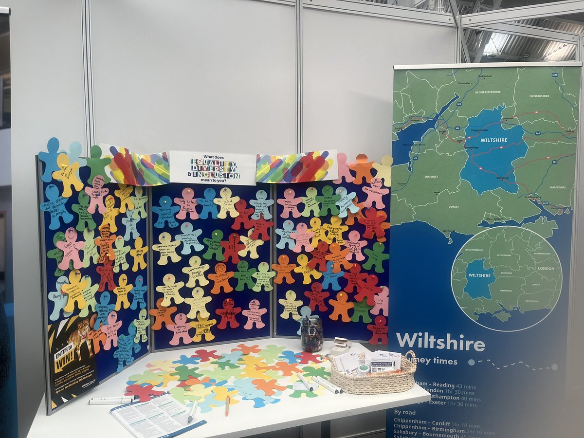 KaylieChapmanSW's tweet photo. So amazing to see the responses we have had to our ‘What does Equality, Diversity and Inclusion mean to you? display

Come along and tell us your thoughts at #communitycarelive

@CommunityCare  @wiltscouncil https://t.co/IaiBeK0P84