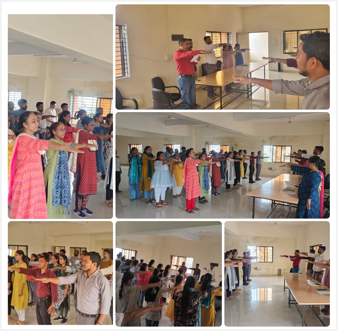 તાલુકા પંચાયત વલસાડ તાલુકા વિકાસ અધિકારીશ્રી અને કર્મચારીશ્રીઓએ માનનીય વડાપ્રધાનશ્રીના વિકસિત ભારતના સપનાને સાકાર કરવા માટે સમર્પિત ભાવથી 'ભારત વિકાસ પ્રતિજ્ઞા' લીધી.
#NewIndia #BharatVikas 
<a href="/DDO_VALSAD/">DDO Valsad</a> 
<a href="/collectorvalsad/">Collector Valsad</a> 
<a href="/CMOGuj/">CMO Gujarat</a>
 <a href="/PMOIndia/">PMO India</a>
 <a href="/InfoValsadGoG/">Info Valsad GoG</a>
 <a href="/InfoGujarat/">Gujarat Information</a>