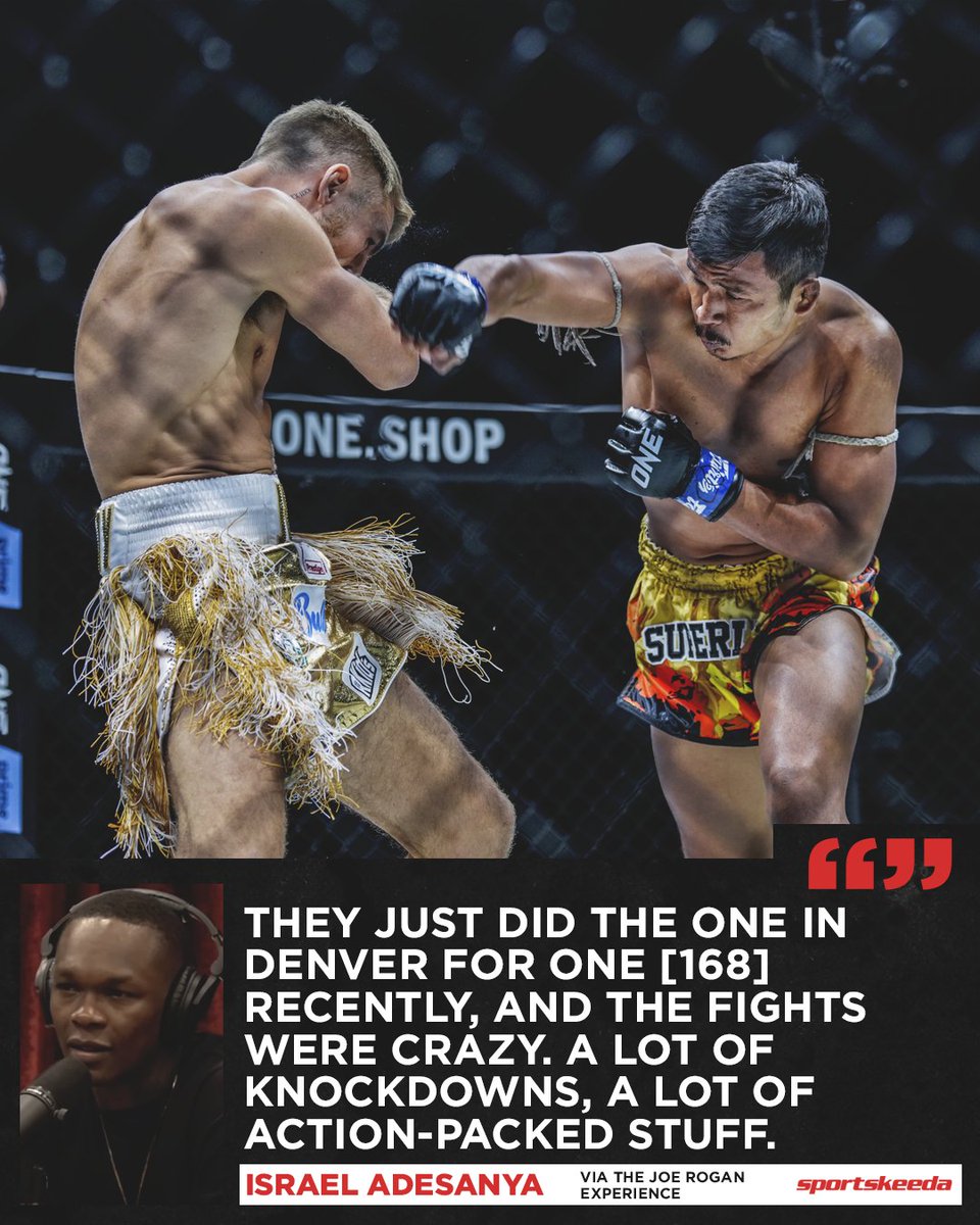 sportskeedaMMA's tweet photo. 💯The MMA superstar was highly impressed by ONE Championship’s record breaking US return at ONE 168 in Denver. 

 #MMA #ONE168 #onechampionship | @stylebender https://t.co/szAOcdnHhW