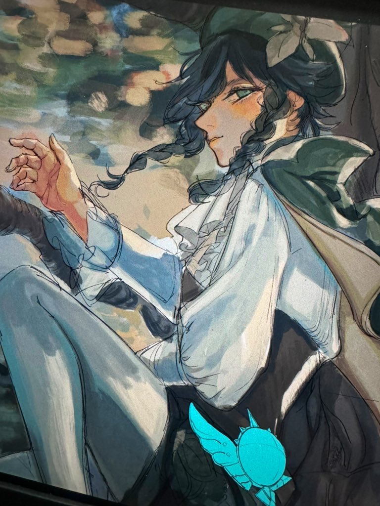 「ここ最近は自分なりのタッチを生かして描き込んだ作品を作りたい 」|nima𓅪5/3超神の叡智のイラスト