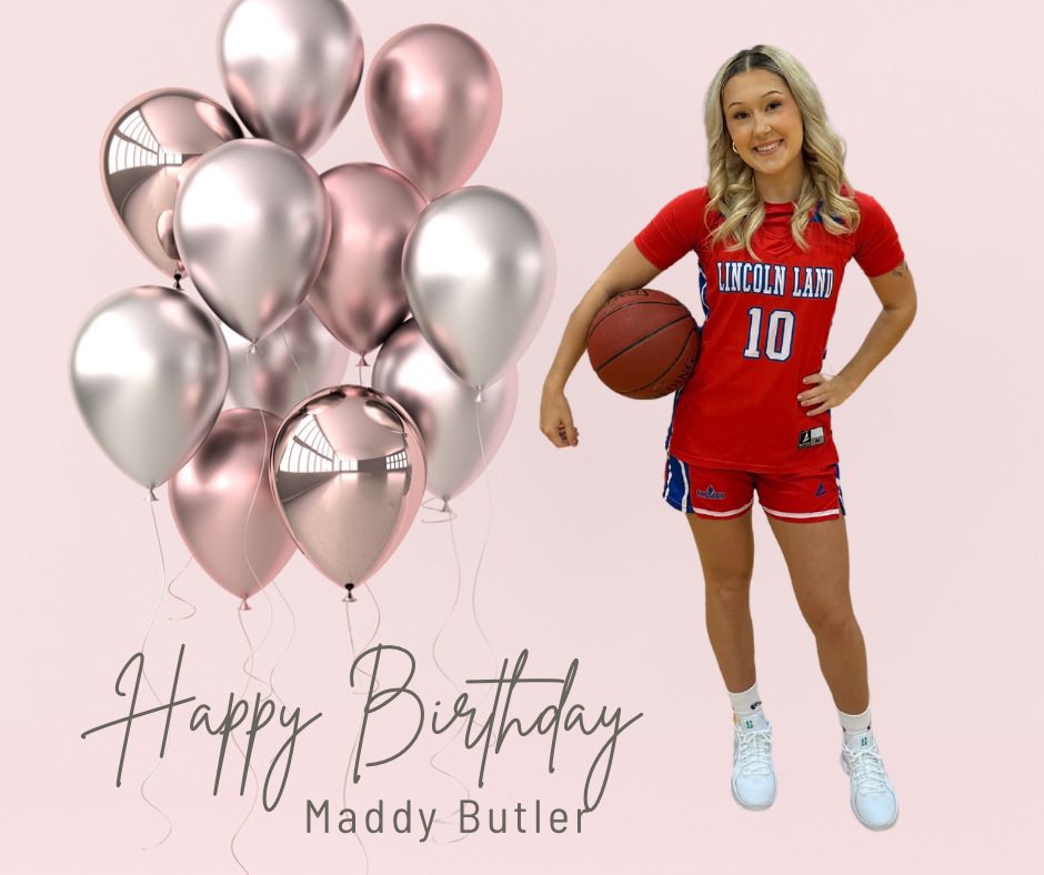 Happy Birthday to <a href="/LLCC_LoggersWBB/">Lincoln Land Loggers WBB</a> Freshman <a href="/ButlerMadysyn/">Madysyn Butler</a> Hope you have a great day🎂