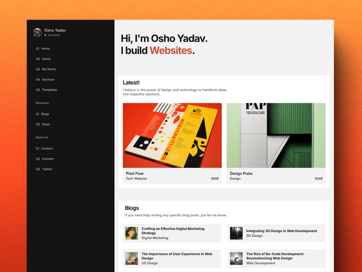 My upcoming <a href="/framer/">Framer</a> template in progress.
Preview - crescent.framer.website