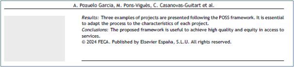 JHealthQualityR's tweet photo. 📰 Operational planning of health services: How do we make it possible?
✏️Quality Project by A Pozuelo Garcia et al@JHealthQualityR #RevistaSECA #JHQR
👉 https://t.co/z3YYp3FjGp
✅ #QualityHealthcare #HealthPlanning #HealthCareAdministration #HealthServices #RegionalHealthPlannig https://t.co/7lUa8QWYai