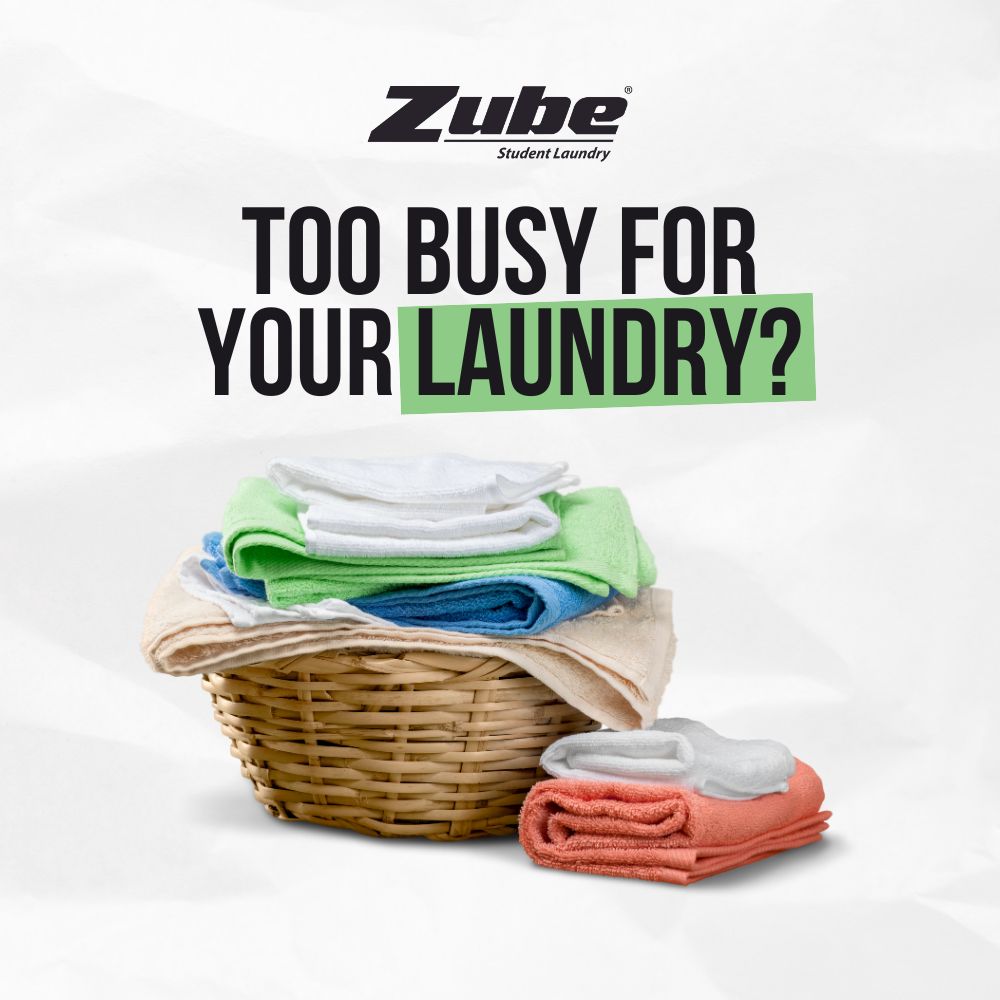 ZubeSLaundry's tweet photo. Too busy to manage your laundry? 🧺

Fear not: Zube Student Laundry has you covered!

See how we could help ➡️ https://t.co/lP0WsZlfYS

#StudentLife #LaundryService #ZubeLaundry #ConvenientLiving #HassleFreeLaundry #CampusLife #StudentEssentials #ZubeStudentLaundry https://t.co/IPSJ3HUI1O