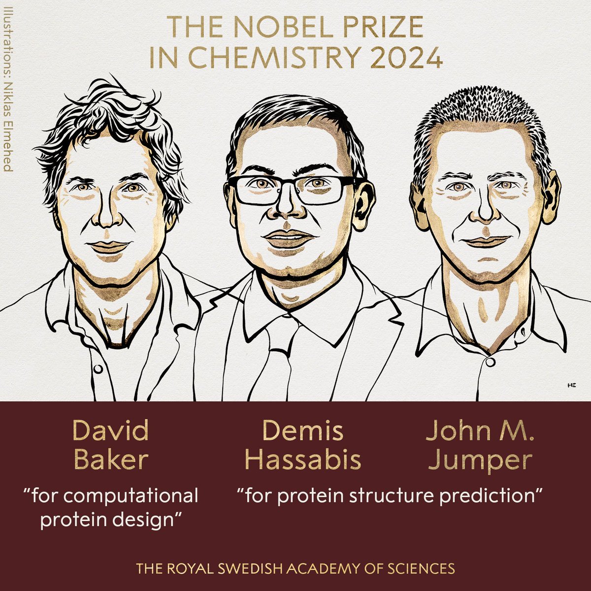 we won the Nobel Prize for AlphaFold

can't believe it