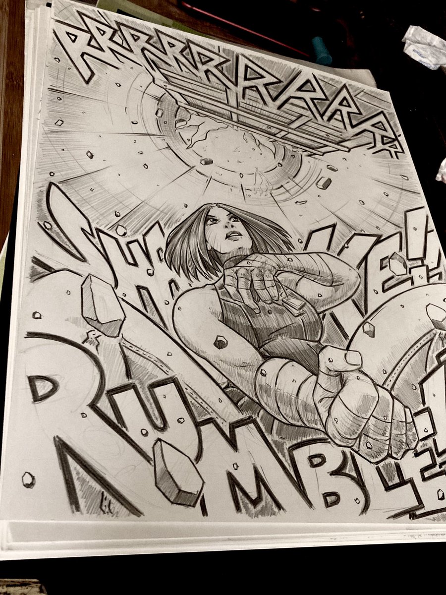 shadoboxxer's tweet photo. Went back and tightened up the pencils on this page. #torocomics #handdrawn #pencilart #drawing #comicart https://t.co/nDSsJkHREO