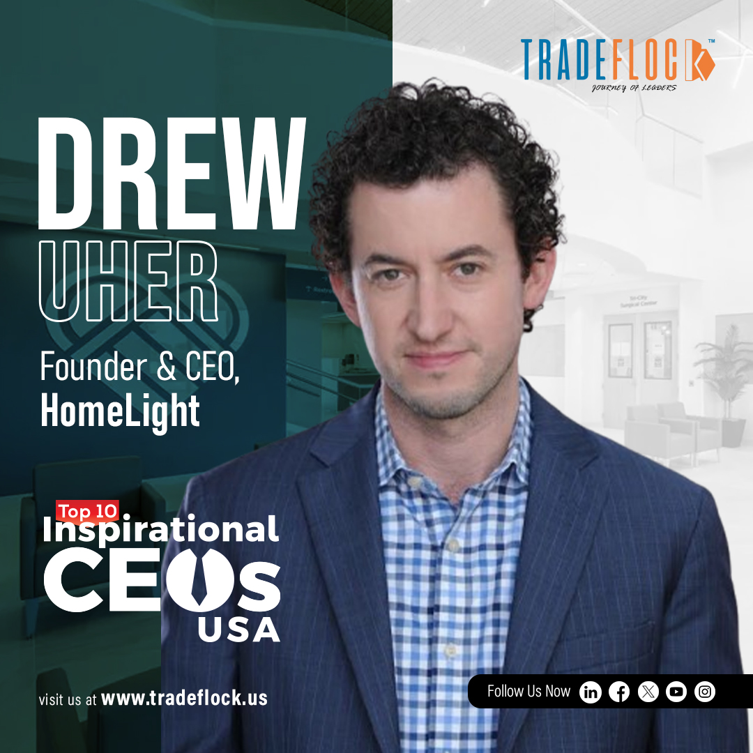 TradeFlock's tweet image. Huge #congratulations to Drew Uher, the visionary Founder &amp;amp; CEO of #HomeLight, for being named among the Top 10 Inspirational #CEOs USA 2024!

Read more about Drew’s remarkable journey -tradeflock.com/magazine-top-1…