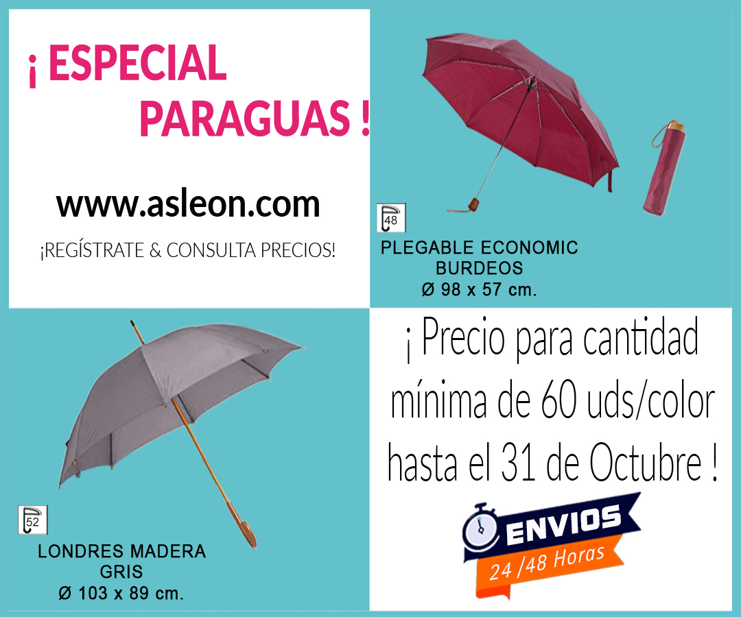 ASLEON_SL's tweet image. LIQUIDACIÓN paraguas Londres Madera y plegable 📷.

📷 asleon.com