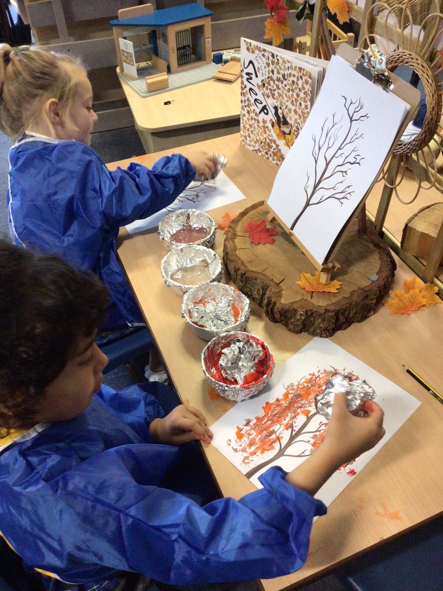 Canon_Reception's tweet photo. Look at our beautiful autumnal artwork ππ #ExploringAutumn @Cornerstonesedu #EYFS @CanonSharples @LT_Trust https://t.co/F1c4OmWFHj