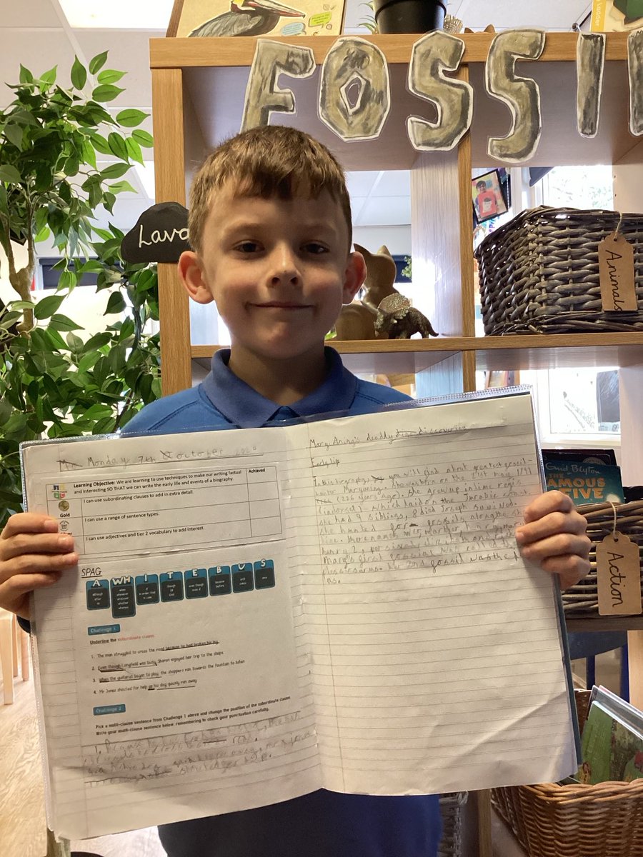Jerry Clay Academy (@jcawakefield) on Twitter photo In English, Year 3 have been writing biographies about the inspiring palaeontologist, Mary Anning. We remembered lots of key facts, included subordinating conjunctions and created exciting headings. <a href="/JcaWriting/">JCA Writing</a> In English, Year 3 have been writing biographies about the inspiring palaeontologist, Mary Anning. We remembered lots of key facts, included subordinating conjunctions and created exciting headings. <a href="/JcaWriting/">JCA Writing</a>