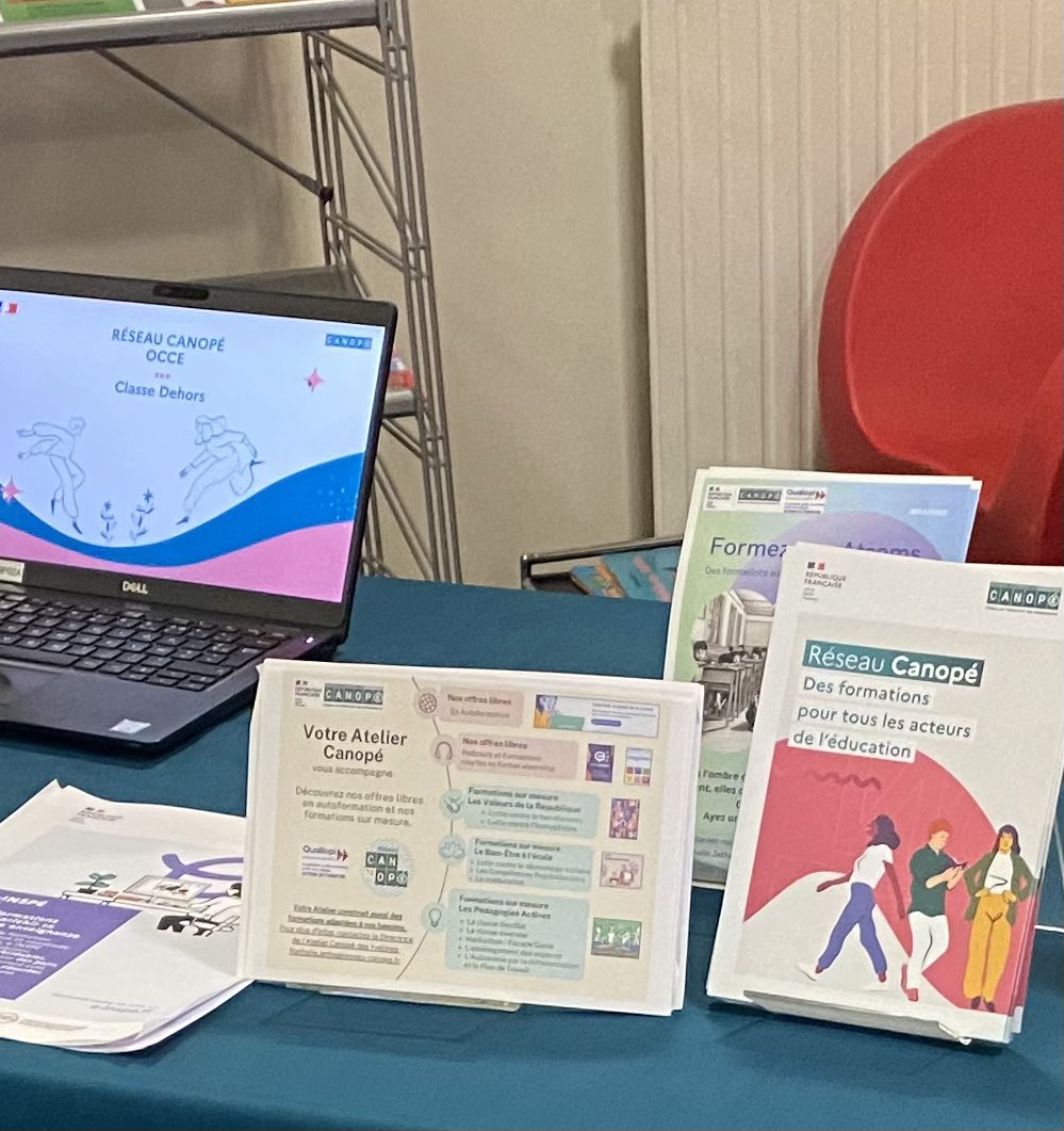 Canopé 78 (@canope_78) on Twitter photo Présence ce matin de l’atelier <a href="/canope_78/">Canopé 78</a> à la conférence « faire classe dehors » de Laura Nicolas organisée par l’@OCCE_78 . Des pistes de réflexion pour enseignants et formateurs, des apports pratiques à destination de la communauté éducative du 78 .
<a href="/reseau_canope/">Réseau Canopé</a> <a href="/OCCE_FD/">Fédération Nationale OCCE</a> Présence ce matin de l’atelier <a href="/canope_78/">Canopé 78</a> à la conférence « faire classe dehors » de Laura Nicolas organisée par l’@OCCE_78 . Des pistes de réflexion pour enseignants et formateurs, des apports pratiques à destination de la communauté éducative du 78 .
<a href="/reseau_canope/">Réseau Canopé</a> <a href="/OCCE_FD/">Fédération Nationale OCCE</a>