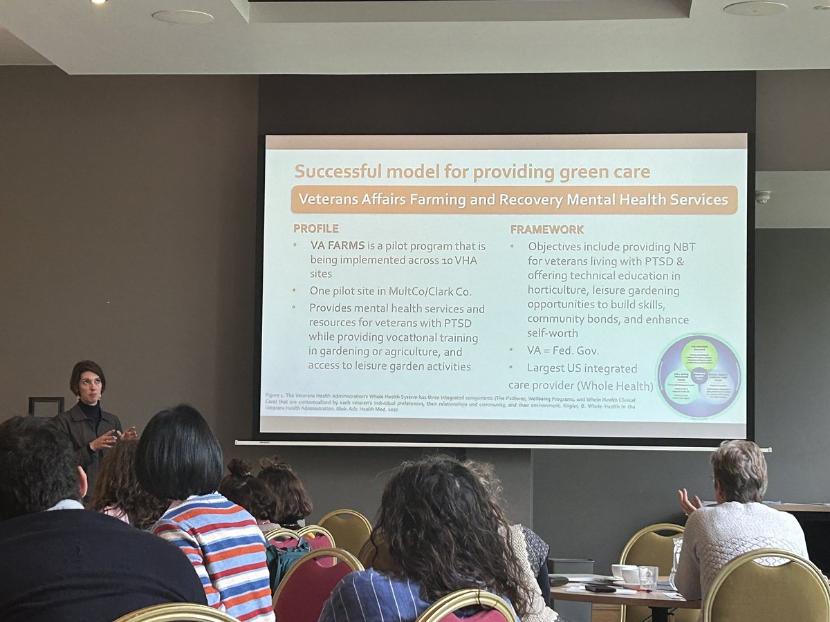 Agnieszka Olszewska-Guizzo (@olszewskaguizzo) on Twitter photo Veterans Affairs Farming and Recovery Mental Health Services identified as a successful model or greencare in the Oregon, US #ptsd #farming #greencare <a href="/GreenME_Project/">GreenME Project</a> Veterans Affairs Farming and Recovery Mental Health Services identified as a successful model or greencare in the Oregon, US #ptsd #farming #greencare <a href="/GreenME_Project/">GreenME Project</a>