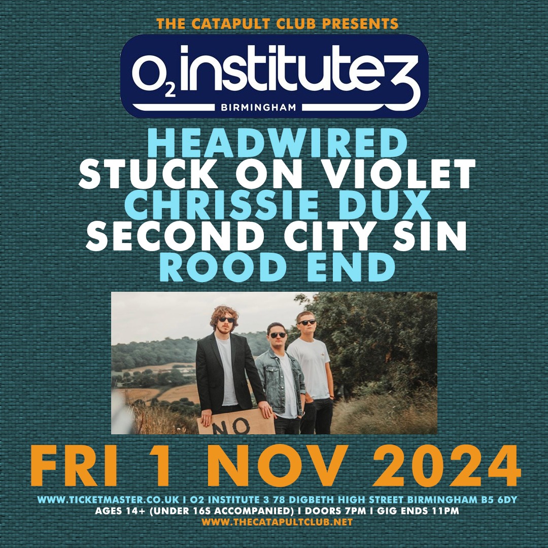 🚨Final Chrissie Dux band show of 2024 at <a href="/O2InstituteBham/">O2 Institute Birmingham</a> on 1 Nov!!

Celebrate the 1-year anniversary of the Justify album with us 🥰🥳
Get your tickets at ticketmaster.co.uk/event/3E006138…
#SupportLocal #Birmingham #whatsonbirmingham #coventryband