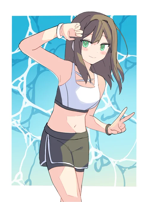 アイドル占いで出た子描く渋谷凛 