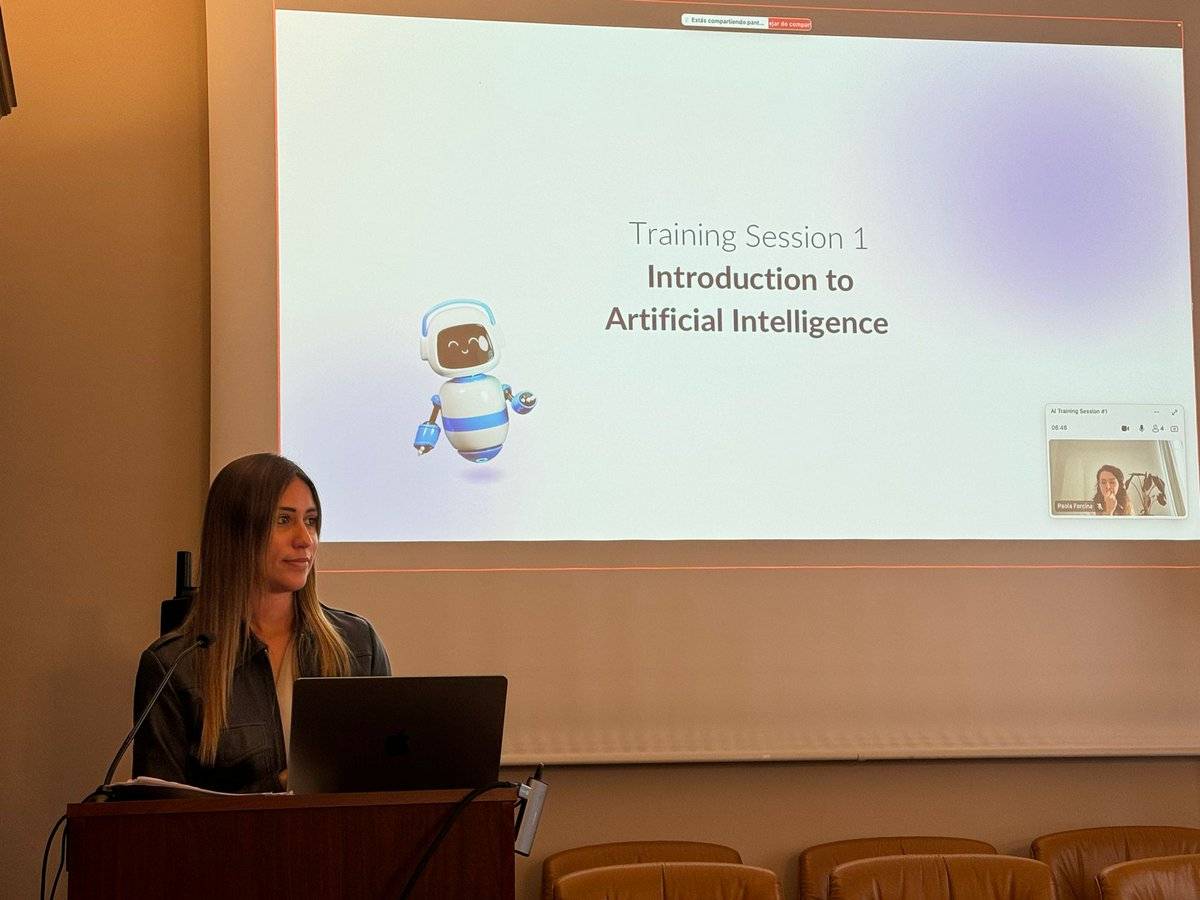🚀 Exciting Internal Training Session on Artificial Intelligence at <a href="/CIMEA_Naric/">CIMEA</a> ! 🤖

Today, our team took a deep dive into the world of Artificial Intelligence (AI) during an exclusive internal training session, together with Giselle Heleg, AI expert, in sinergy with <a href="/IALAB1/">IALAB UBA</a>.