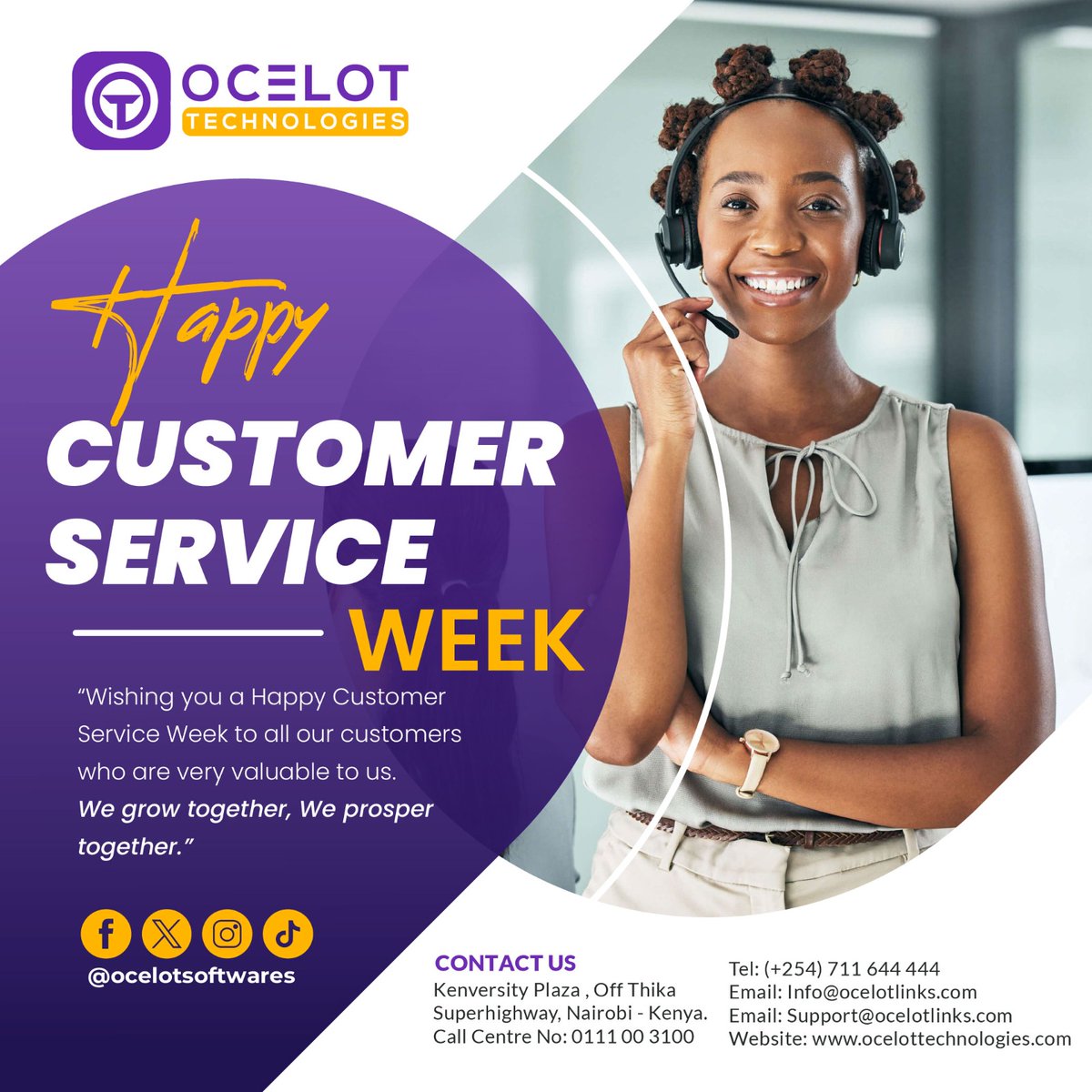Happy customer service week. <a href="/ACEK1968/">The Association of Consulting Engineers of Kenya</a> <a href="/Noitech_ltd/">Noitech Engineering Ltd</a> <a href="/TheIEK/">The Institution of Engineers of Kenya</a> <a href="/aak_arch/">AAK Architects</a> <a href="/EngineersBoard/">Engineers Board of Kenya</a> <a href="/IQSK_Official/">IQSK</a>