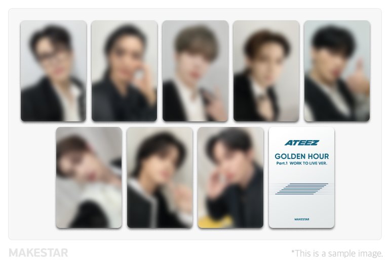 ATEEZ 団体トレカ WORK TO LIVE VER. MAKESTAR