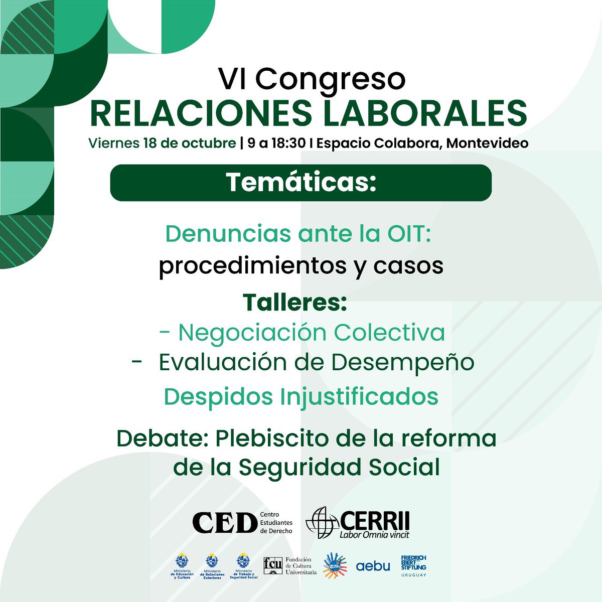 CedOficina's tweet photo. Te compartimos los temas del Congreso de las Licenciaturas 2024🌐🤝🏻
Temas pensados y trabajados por compañeros/as del CERRII y CED 🤩

El mismo será el viernes 18 de octubre, en el @esp_Colabora 
Será de acceso gratuito y se entregará certificado de asistencia.

Inscribite acá 👇🏻 https://t.co/DbjYjhOrFp