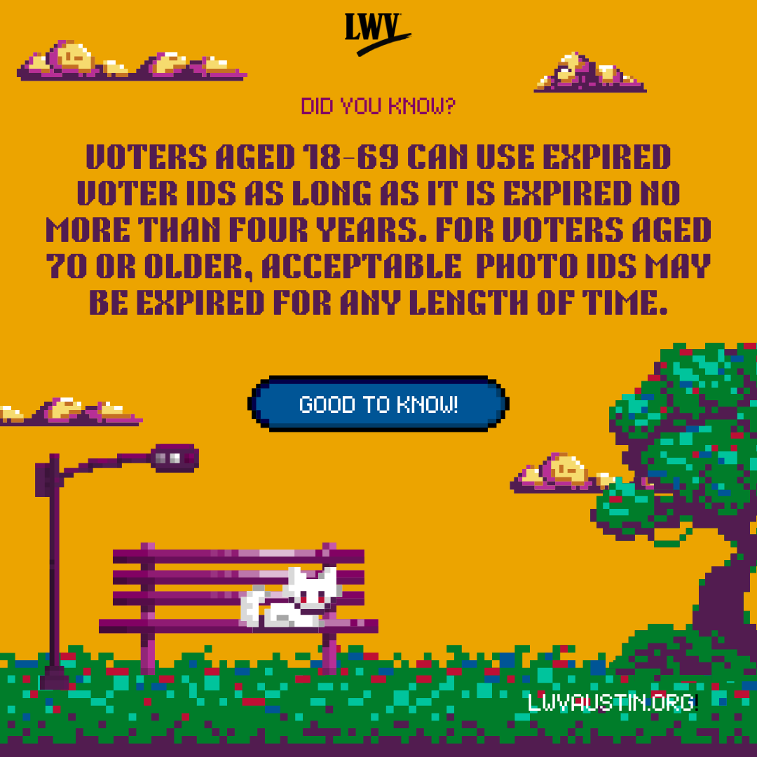 lwvATX's tweet photo. Level up your voting knowledge! Swipe through to learn some facts about voting. #vote #vote2024 #election2024 #votinginformation #voteatx #atxvotes #atx #txvotes #voting #lwv https://t.co/pjuNQzsldw