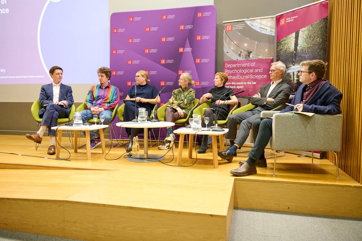 LSE Psychological & Behavioural Science (@lse_pbs) on Twitter photo Fascinating discussion last night on @AI & the future of #BehaviouralScience with <a href="/alxchesterfield/">Alex Chesterfield</a>, <a href="/Lis_Costa_/">Elisabeth Costa</a>, Oliver Hauser, <a href="/DarioKrps11/">Dario Krpan</a>, <a href="/SusanMichie/">Professor Susan Michie</a>, <a href="/robertjwest/">Robert West</a> & <a href="/LiamDelaney2020/">Liam Delaney</a>.
📽️ Did you miss the event? Catch up now youtube.com/watch?v=x1hojU…
#LSEEvents #BSAI Fascinating discussion last night on @AI & the future of #BehaviouralScience with <a href="/alxchesterfield/">Alex Chesterfield</a>, <a href="/Lis_Costa_/">Elisabeth Costa</a>, Oliver Hauser, <a href="/DarioKrps11/">Dario Krpan</a>, <a href="/SusanMichie/">Professor Susan Michie</a>, <a href="/robertjwest/">Robert West</a> & <a href="/LiamDelaney2020/">Liam Delaney</a>.
📽️ Did you miss the event? Catch up now youtube.com/watch?v=x1hojU…
#LSEEvents #BSAI