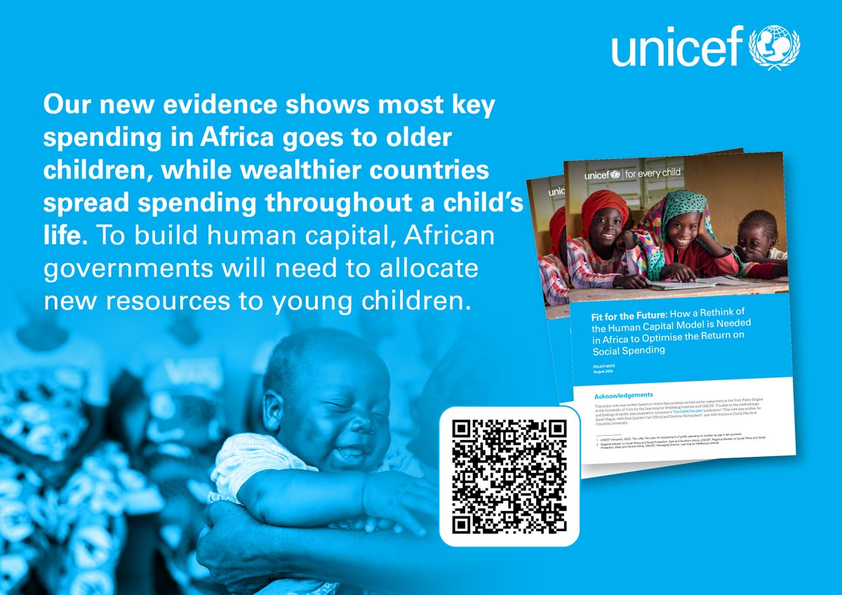 Sarah Hague (@shagueunicef) on Twitter photo See our new evidence on why Africa's social spending on children is highly imbalanced to the detriment of younger children unicef.org/esa/documents/… <a href="/UNICEFSocPolicy/">UNICEF Social Policy</a> <a href="/L4WB_i/">Learning For Well-Being Institute</a> See our new evidence on why Africa's social spending on children is highly imbalanced to the detriment of younger children unicef.org/esa/documents/… <a href="/UNICEFSocPolicy/">UNICEF Social Policy</a> <a href="/L4WB_i/">Learning For Well-Being Institute</a>