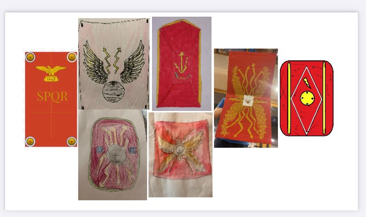 A great set of Roman shields created by my KS3 homeschool group!