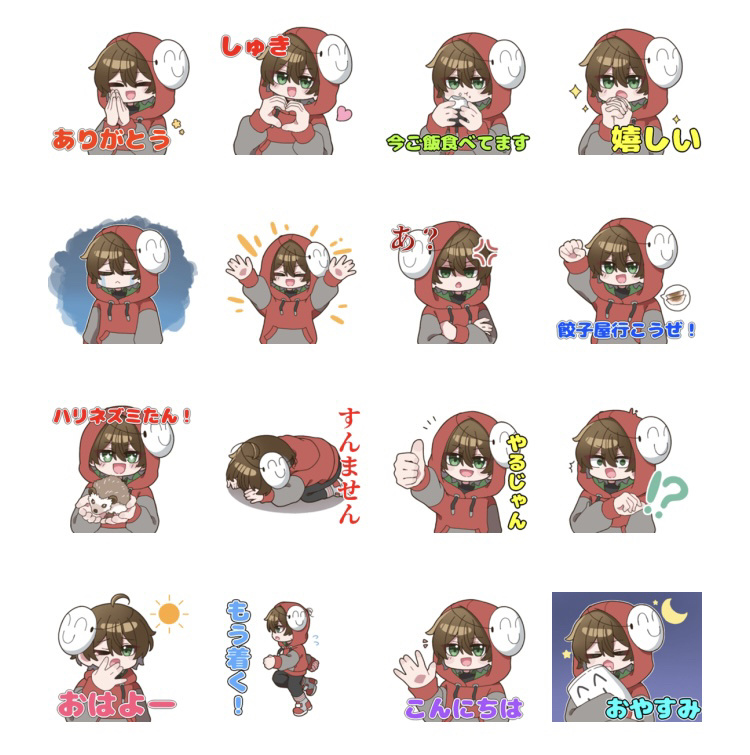 ラインスタンプ第三弾でました～！！ぜひ買ってね！ 今回はのらさんに