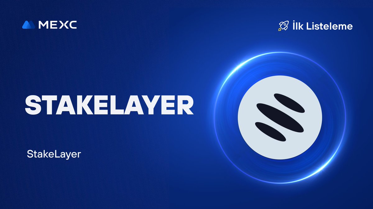 MEXC_Topluluk's tweet photo. 🚀 @StakeLayerIO #STAKELAYER - Kickstarter Oylama Sonucu ve Listelenme Planı
🔁 #STAKELAYER/USDT Alım Satımı: 9 Ekim 2024 17.00
📌 Ayrıntılar: https://t.co/VmWwFxiddL
#MEXCTürkçe #MXToken #MX #BTC https://t.co/cGRejSqaxt