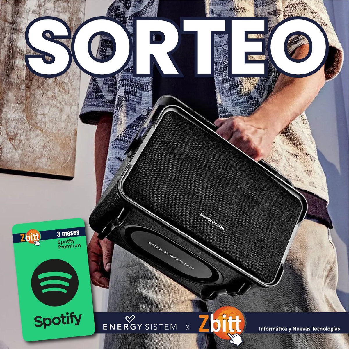 pcmancha_com's tweet photo. 🎉 ¡SORTEO! 🎉 Vuelve el aniversario #Zbitt y, esta vez, cumplen 11 años. Y queremos celebrarlo contigo. Llévate un altavoz increíble valorado en 150€ + 3 meses a Spotify Premium.
¿Qué tienes que hacer para participar? ℹ️⤵️ https://t.co/WHL5CLp3W4