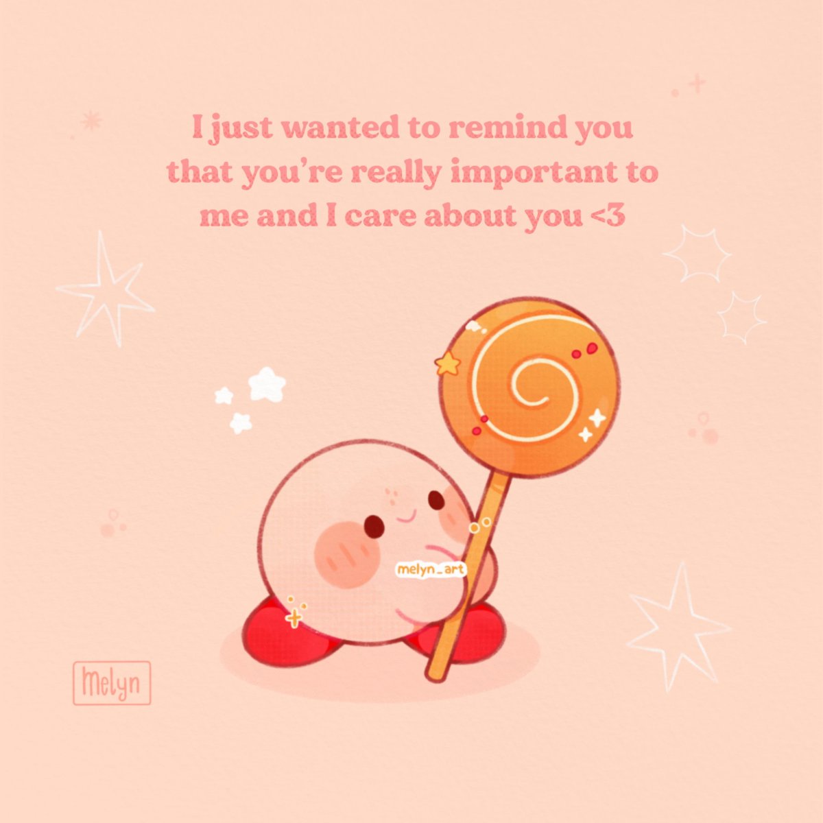 💖; in case you need to hear it .⁠｡⁠*⁠♡