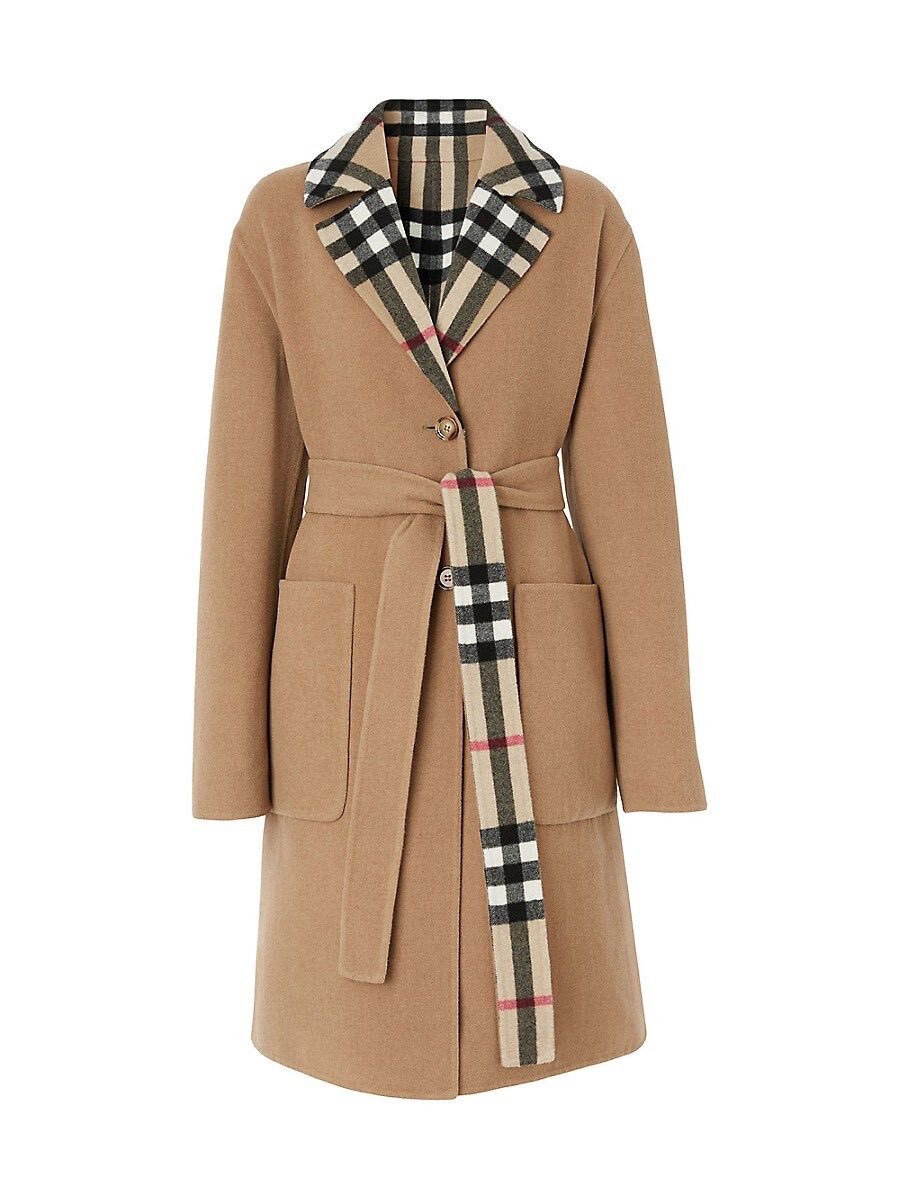 Burberry known for its iconic trench coat, Burberry combines classic British style with modern updates, perfect for an effortlessly sophisticated look