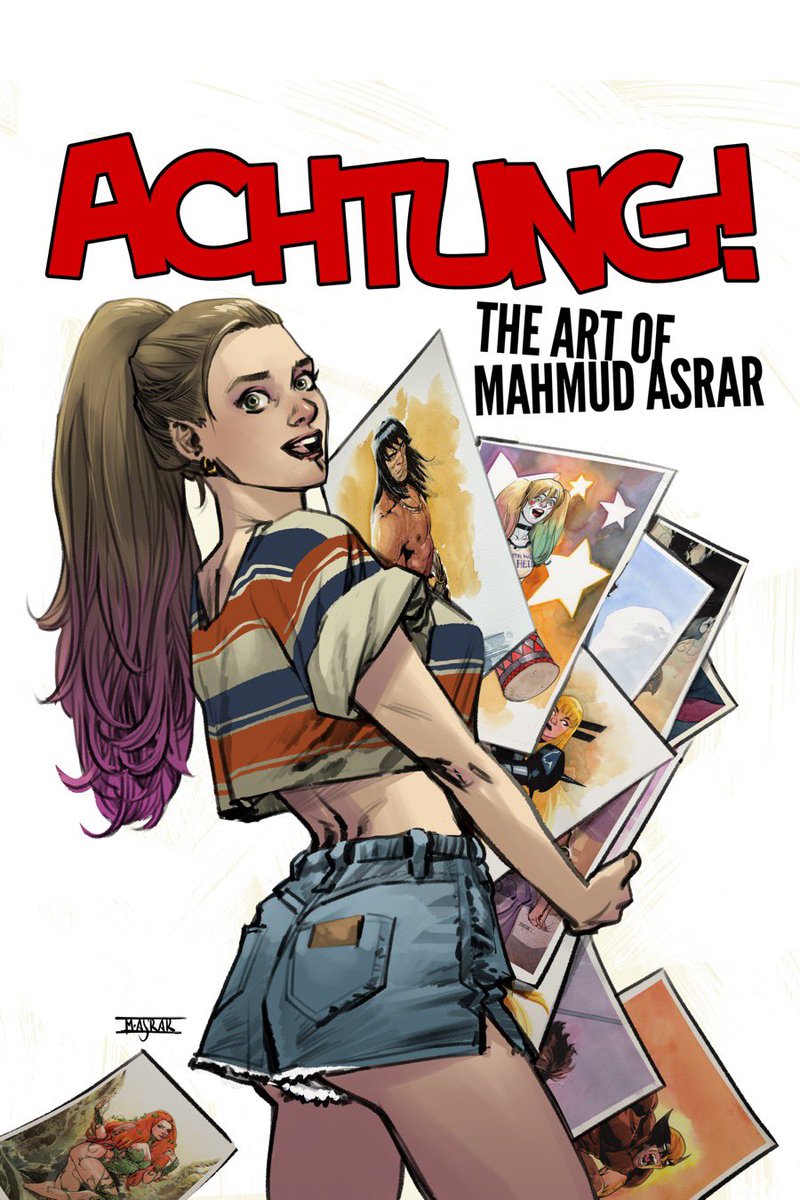 ACHTUNG! The Art of Mahmud Asrar, my new artbook featuring a collection of my painted commissions is out now! You can order online now.

essentialsequential.com/product/achtun…