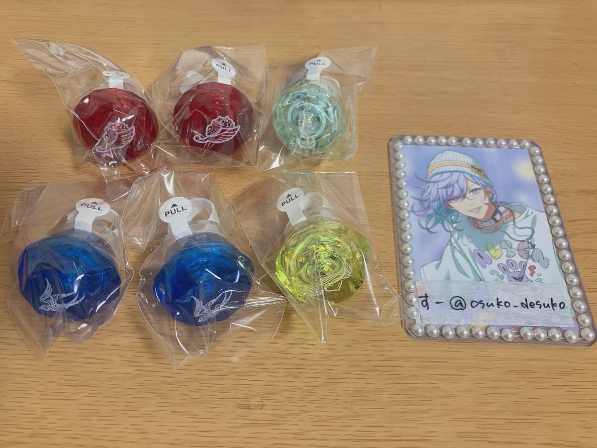 osuko_desuko's tweet photo. 【交換】
Paradox Live パラライ LEDリング リングライト リンライ

譲… アレン2 夏準1 匋平2 リュウ1
求… 珂波汰>那由汰(いずれも年不問)>>定価+送料

夏準は珂波汰との交換のみ
都内・川崎手渡し/郵送
点灯確認希望の方はお申し付けください。
求は買取もしています。
お気軽にお声がけください！ https://t.co/89iV6CZiof