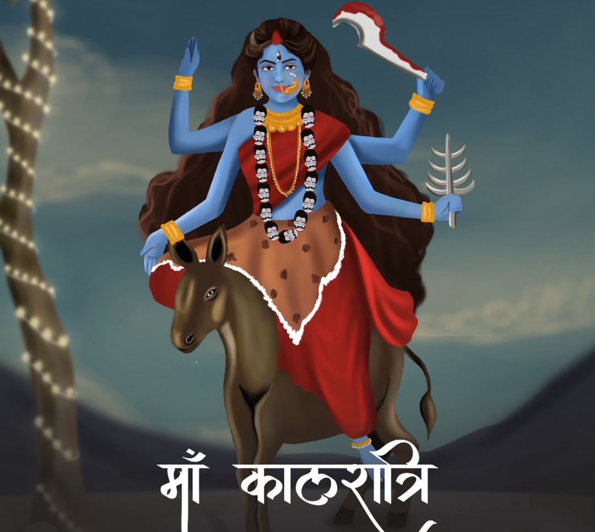Aayushinegi6's tweet image. #Navaratrivibes #MaaKalaratri #kalratri