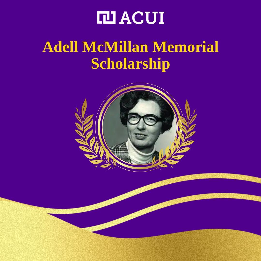 The Adell McMillan Memorial Scholarship was established to assist women in developing their leadership potential within the profession.

Nominate: buff.ly/4gXkbdQ