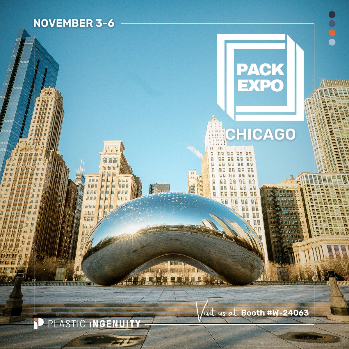 Plastic Ingenuity is Chicago-bound! Join us at #PACKEXPOInternational from November 3-6 and experience the latest in custom packaging solutions. Find us at booth #W-24063. #PackExpo #CustomThermoforming