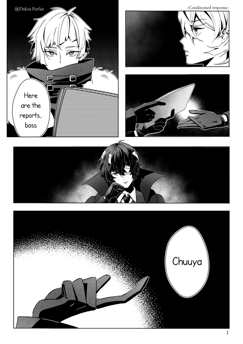 dulciaparfait's tweet photo. 🦴[Conditioned response] (3/4)
It's my first time ever to do manga pages ORZ very confusing, very lost 😵‍💫
.
.
.
#太中 #skk #文豪野犬 #文豪ストレイドッグス https://t.co/EQTwPNo9dx