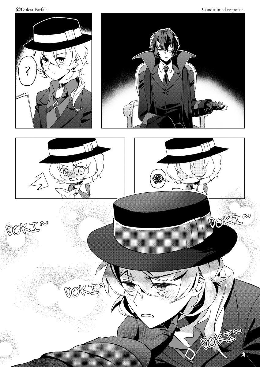 dulciaparfait's tweet photo. 🦴[Conditioned response] (3/4)
It's my first time ever to do manga pages ORZ very confusing, very lost 😵‍💫
.
.
.
#太中 #skk #文豪野犬 #文豪ストレイドッグス https://t.co/EQTwPNo9dx