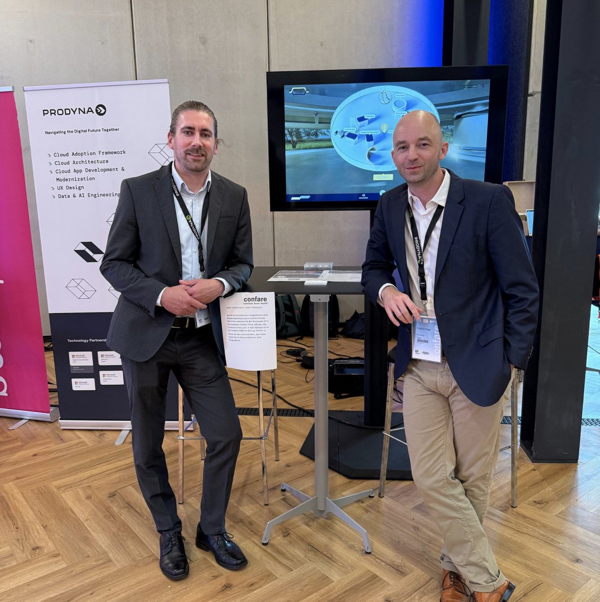PRODYNASE's tweet image. Yesterday, on October 8, 2024, we had the pleasure of participating in the Confare #CIOSUMMIT Salzburg – an inspiring event that brought together some of the brightest minds in IT!
#PRODYNA #CIOSUMMIT #LivinIT #Innovation #Networking #TechCommunity