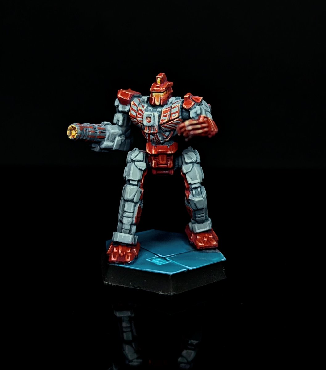I always wanted this for a St. Ives deck but never owned it, here's the legendary Yen-Lo-Wang! Miniature provided by <a href="/renegadehpg/">RenegadeHPG</a> #battletech #paintingminiatures