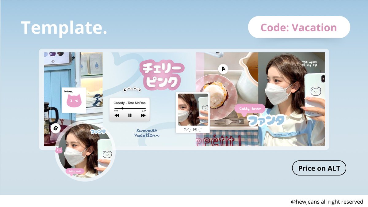 hewjeans's tweet image. Help repost, thank u🍧

Hiii aku ada 12 template layout yang bisa ditake sekarang🎀  format IPV yaah, price on ALT❣️ yang mau take bisa langsung DM akuuuu🥨

#zonauang