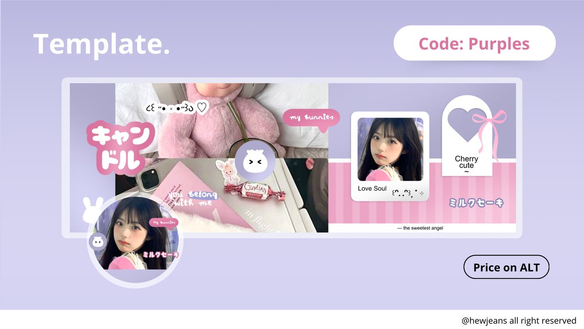 hewjeans's tweet image. Help repost, thank u🍧

Hiii aku ada 12 template layout yang bisa ditake sekarang🎀  format IPV yaah, price on ALT❣️ yang mau take bisa langsung DM akuuuu🥨

#zonauang