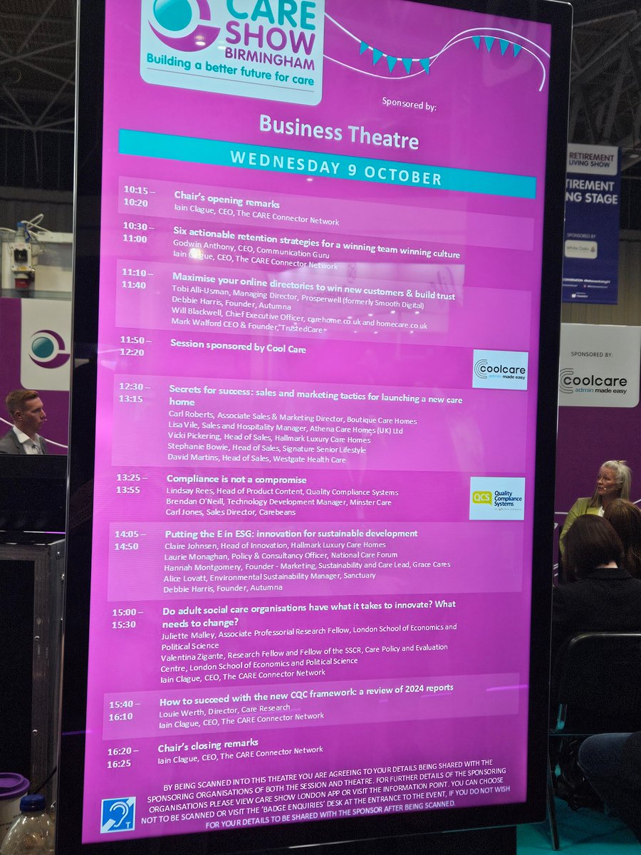 Very excited to be sharing findings from the <a href="/SASCI_Project/">SASCIProject</a> at the <a href="/CareShow/">Care Show</a> this afternoon with <a href="/mall/">Mall</a>