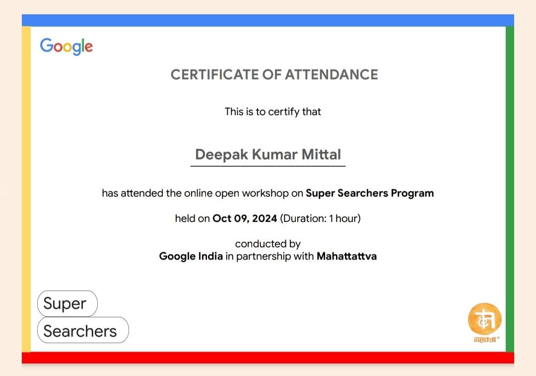 Deepak Kumar Mittal tweet media