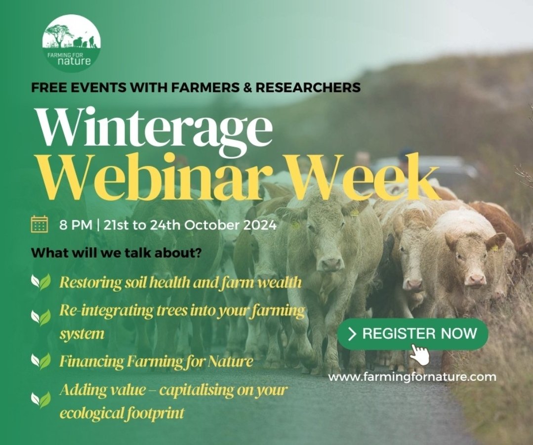THURSDAY 24th Adding value – capitalising on your ecological footprint 

Speakers include:
Dr Áine Macken Walsh (Teagasc)
Sean Gilligan (Knocknarea Farm, Co. Sligo)
Bronagh O'Rourke (Burren Beef, Co. Clare)

bit.ly/24thOctAddingV…