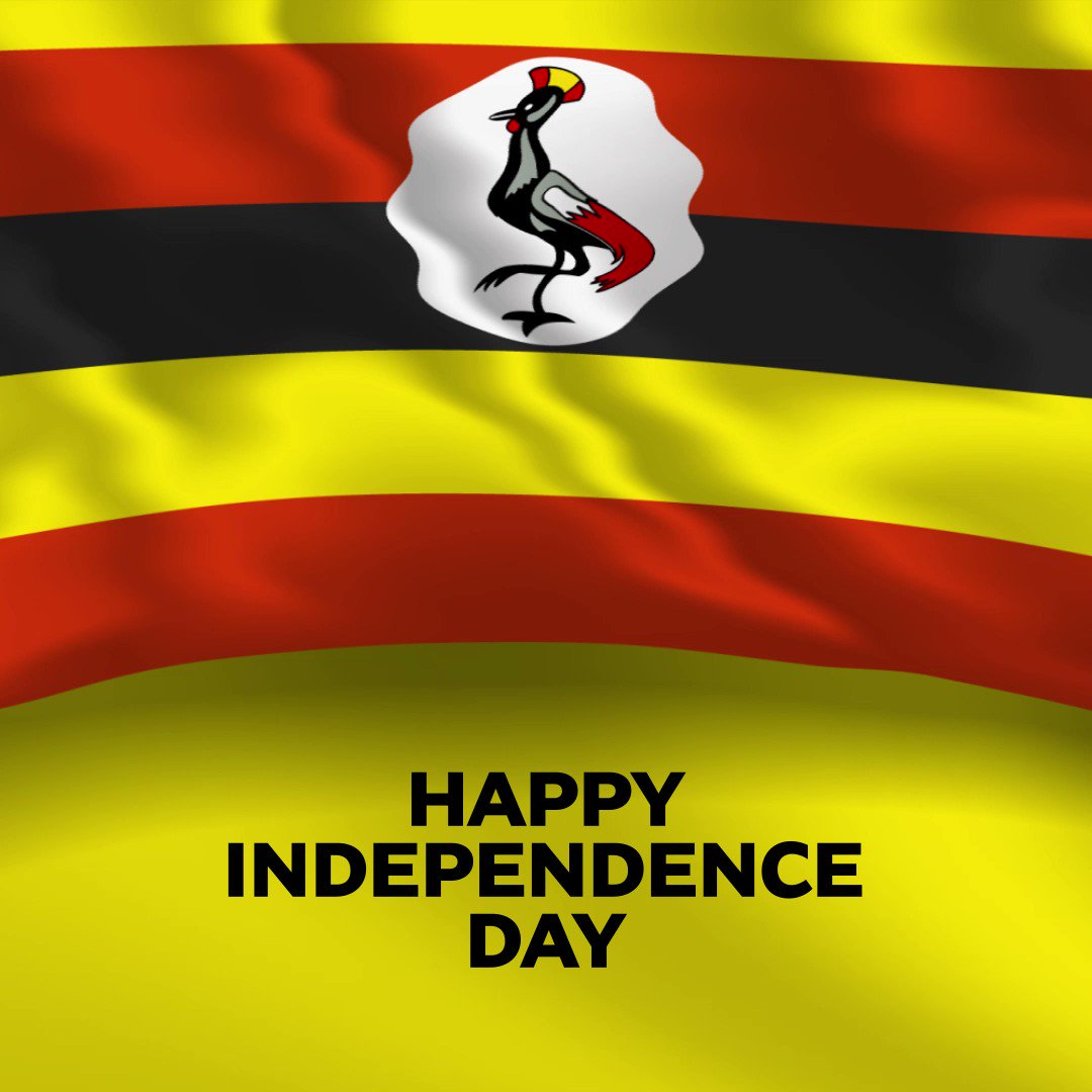Climaticaf's tweet photo. Happy 62nd Independence Day to all Ugandans.

Celebrating 62 years, let's continue building a greener, brighter, sustainable and resilient Uganda.
#UGAt62 #IndependenceDayUganda @UNDPUganda @UNEP @nemaug @UNinUganda https://t.co/IP79gRJiEj