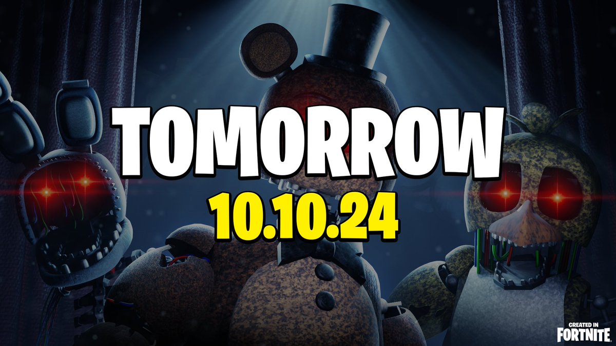 FNAF - Forgotten Memories 🐻
10 . 10 . 24

#Horror #UEFN #Fortnite #Fortnitemares