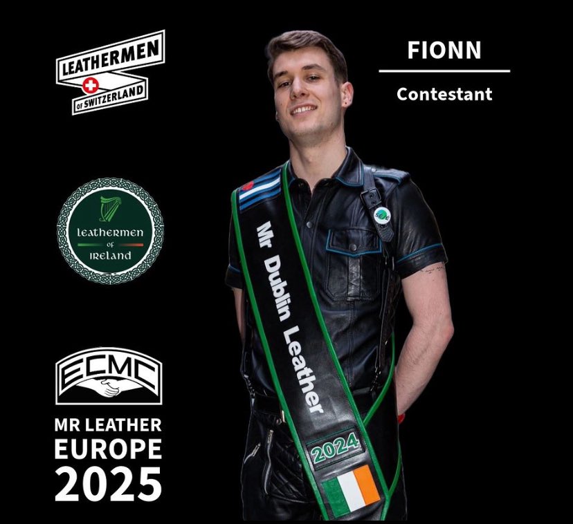 I am running for Mr Leather Europe in Zurich in two weeks time.

Thanks to the support of Leathermen of Ireland, the Irish scene and all those who have been there for me this year.

See you in Zurich

<a href="/ECMC_EU/">ECMC - European Confederation of Motorcycle Clubs</a>